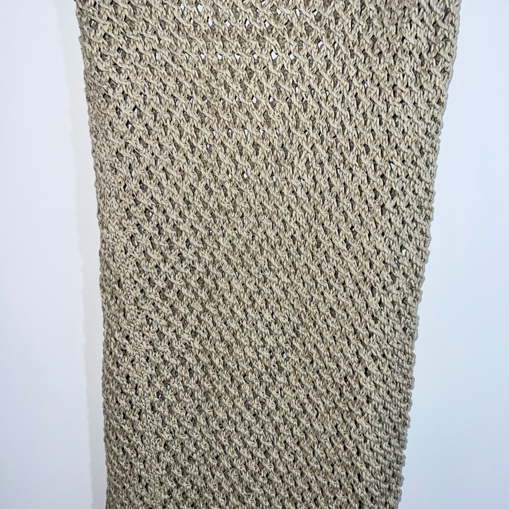Bananhot Magen Knit Maxi Skirt in Beige Crochet Maxi Skirt M/L - Picture 5 of 13